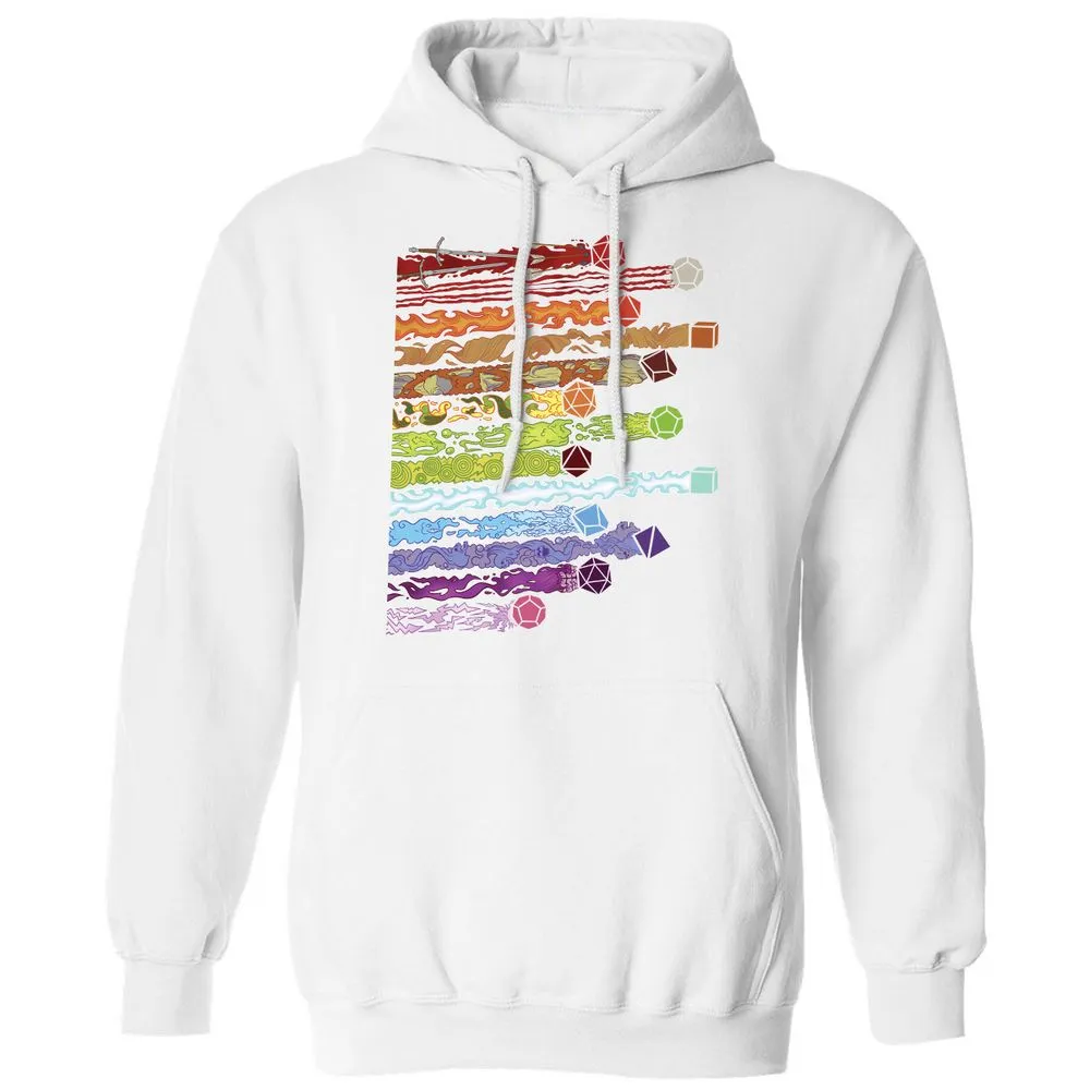 Damage Dices Classic Unisex Hoodie - White - 11