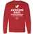 Awesome Dads Slay Dragons Long Sleeve T-Shirt - Red - 14