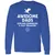 Awesome Dads Slay Dragons Long Sleeve T-Shirt - Royal - 8