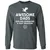 Awesome Dads Slay Dragons Long Sleeve T-Shirt - Dark Heather - 15