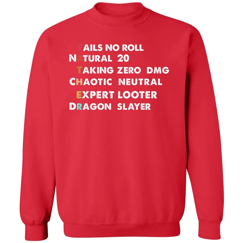 Father D&D Classic Unisex Sweatshirt - Red - 5
