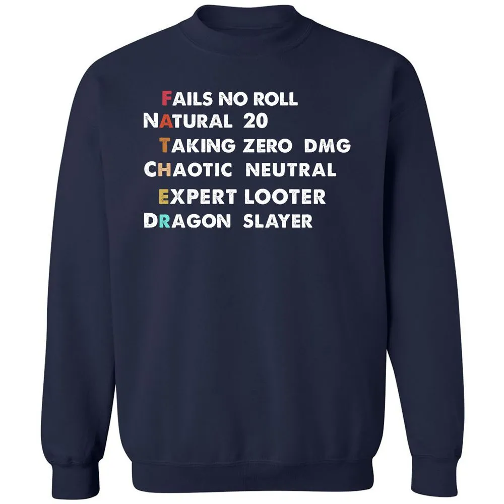 Father D&D Classic Unisex Sweatshirt - Navy - 2