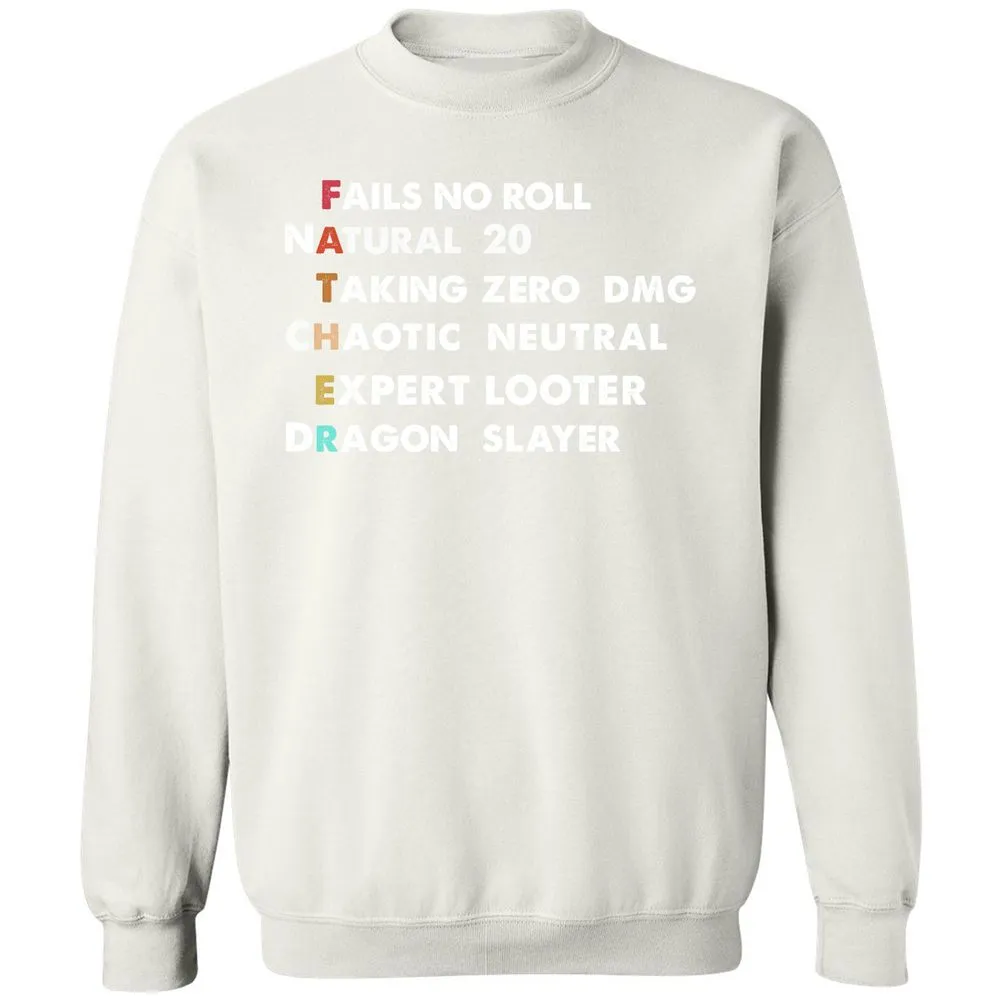 Father D&D Classic Unisex Sweatshirt - White - 12