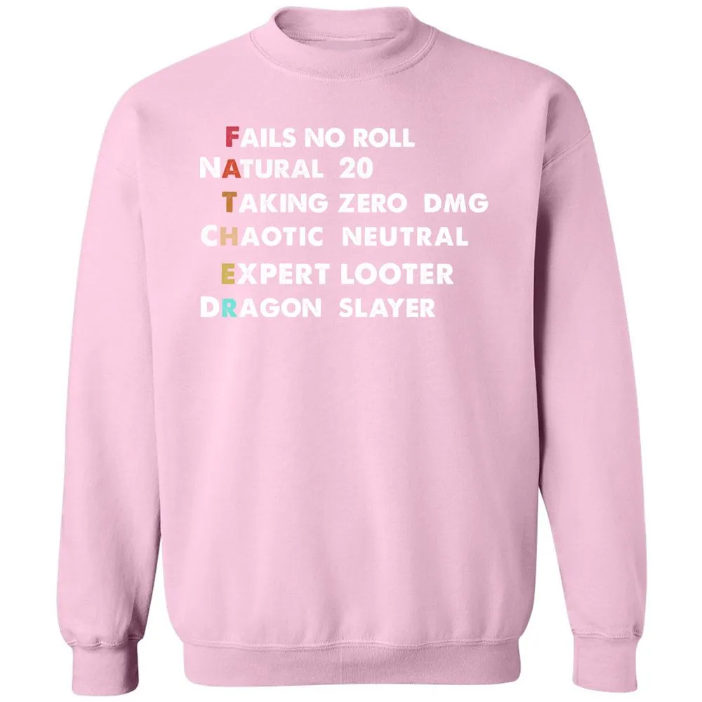 Father D&D Classic Unisex Sweatshirt - Light Pink - 3