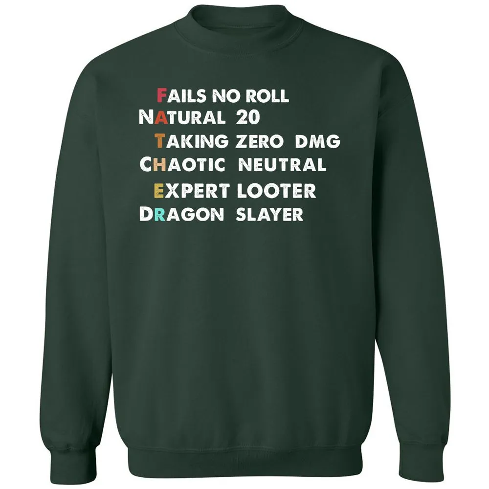Father D&D Classic Unisex Sweatshirt - Forest Green - 4