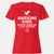 Awesome Dads Slay Dragons Women's T-Shirt - Red - 13
