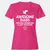 Awesome Dads Slay Dragons Women's T-Shirt - Heliconia - 6