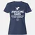 Awesome Dads Slay Dragons Women's T-Shirt - Navy - 10