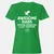 Awesome Dads Slay Dragons Women's T-Shirt - Irish Green - 7