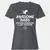 Awesome Dads Slay Dragons Women's T-Shirt - Dark Heather - 5