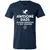 Awesome Dads Slay Dragons Unisex V-Neck T-Shirt - Heather Navy - 15