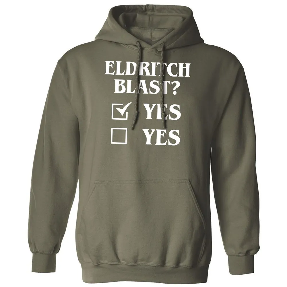 Eldritch Blast Yes Classic Unisex Hoodie - Military Green - 4