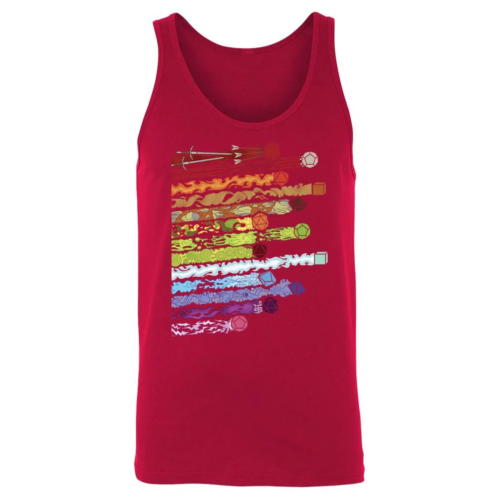 Damage Dices Unisex Jersey Tank - Red - 11