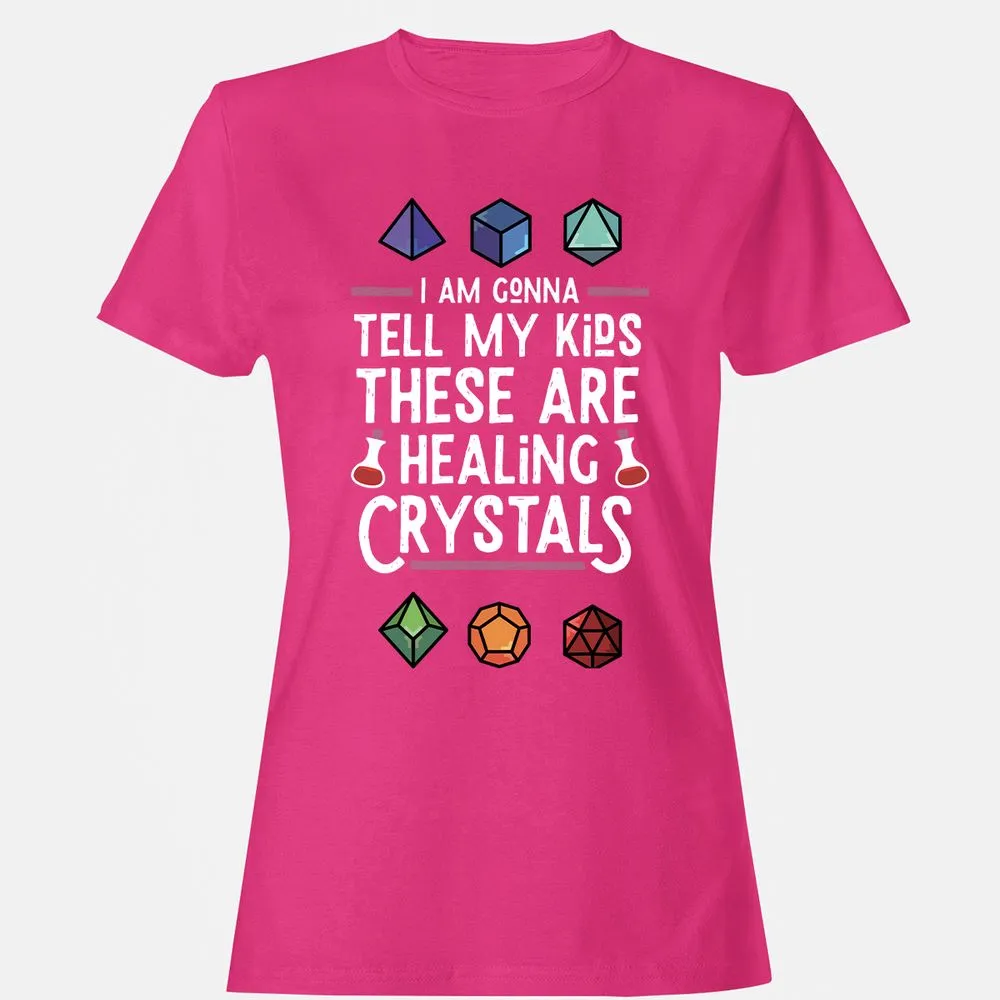 Healing Crystals Women's T-Shirt - Heliconia - 6