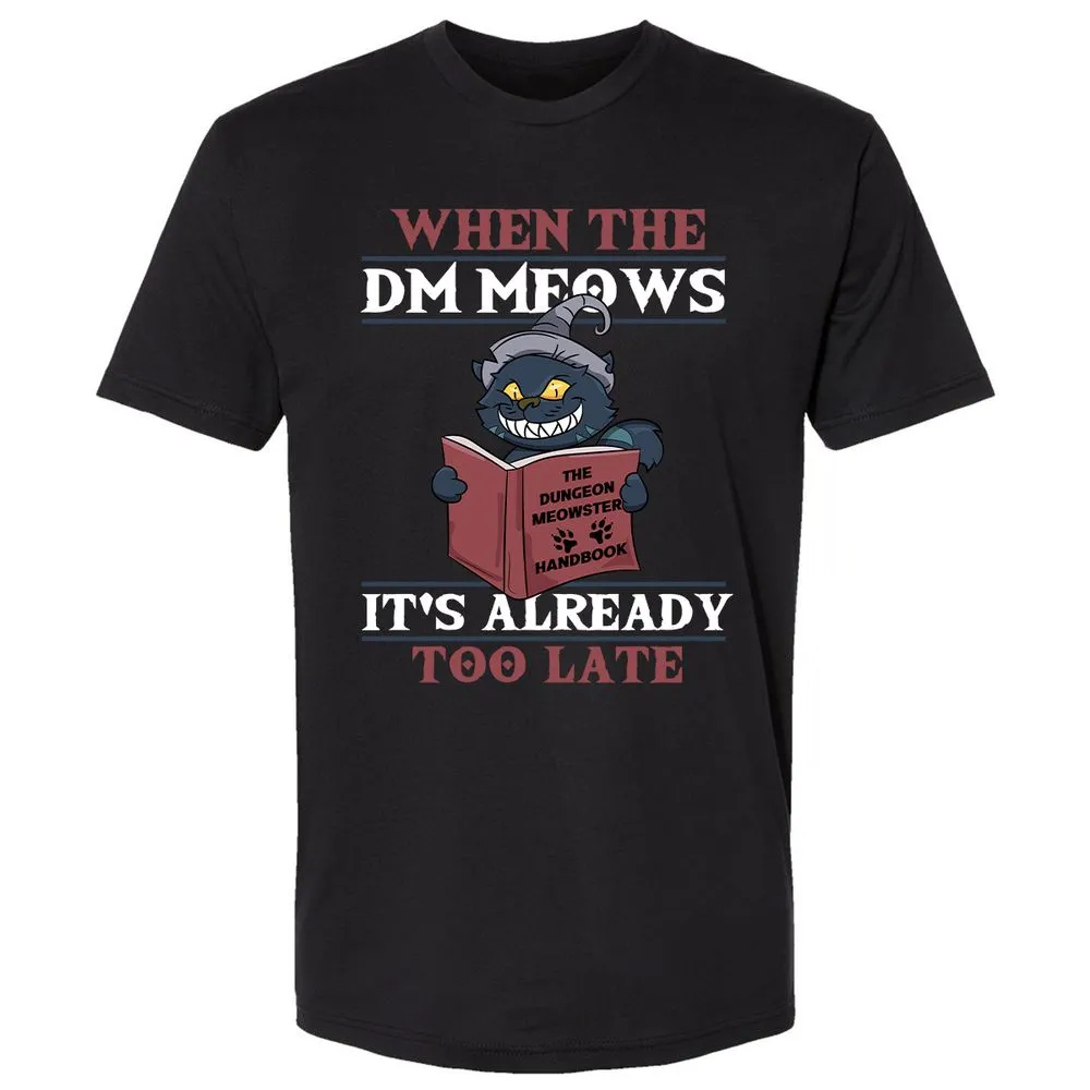 When The DM Meow Premium Unisex T-Shirt - Black - 1