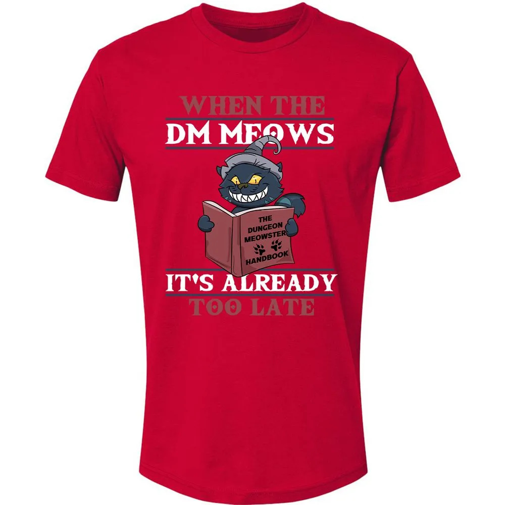 When The DM Meow Premium Unisex T-Shirt - Red - 6