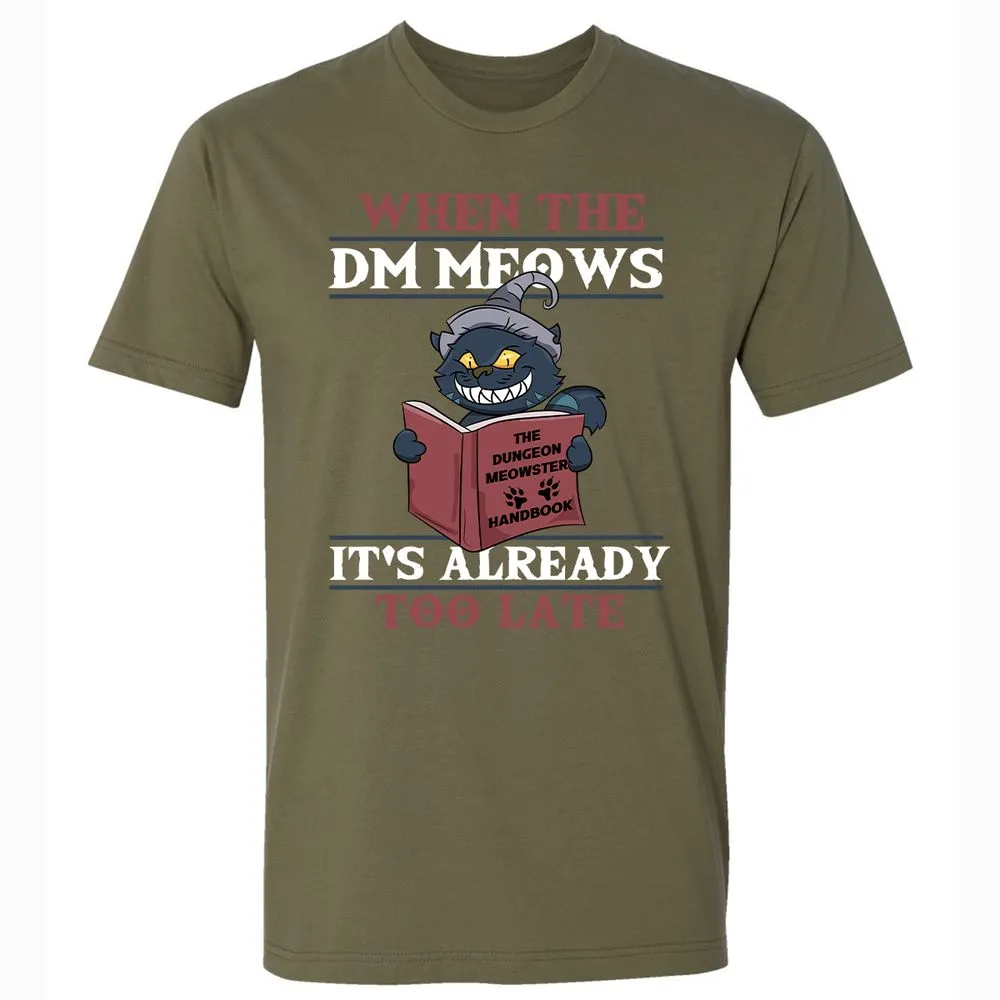 When The DM Meow Premium Unisex T-Shirt - Military Green - 5