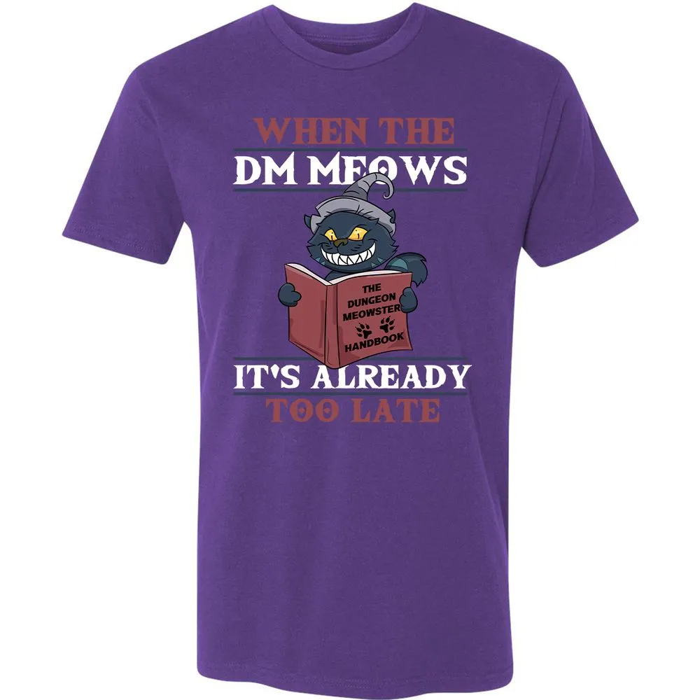 When The DM Meow Premium Unisex T-Shirt - Purple Rush - 7
