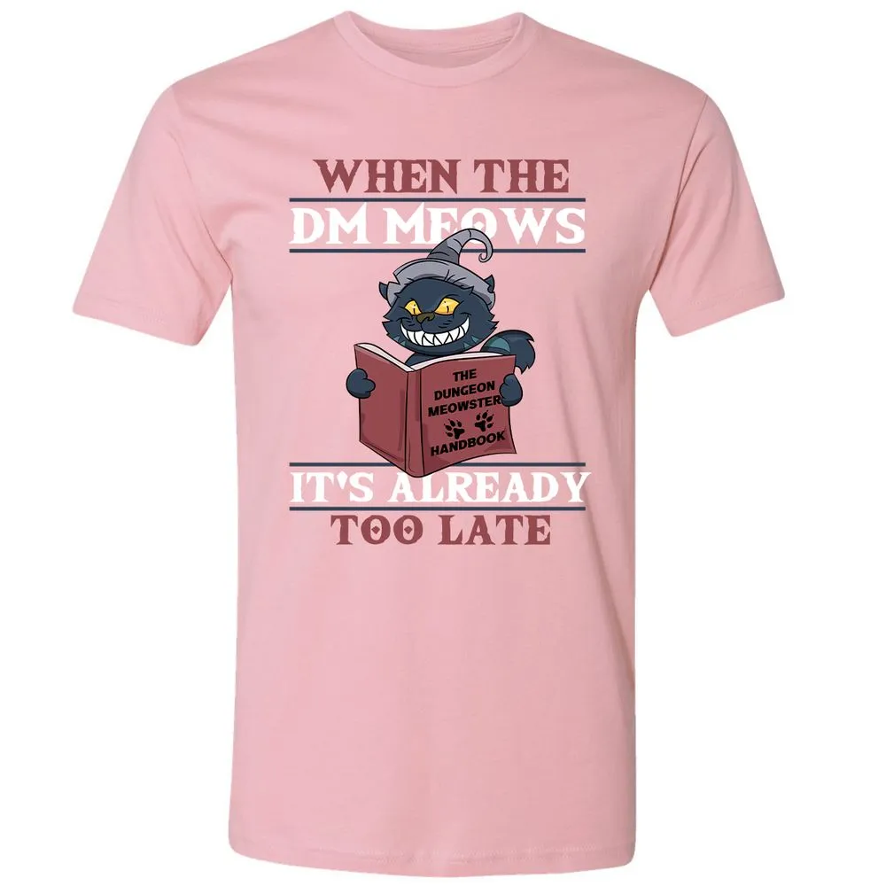 When The DM Meow Premium Unisex T-Shirt - Light Pink - 3