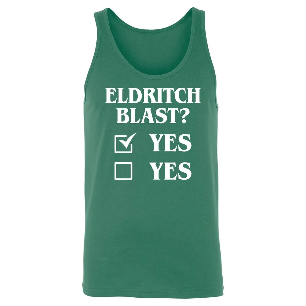 Eldritch Blast Yes Unisex Jersey Tank - Kelly - 9