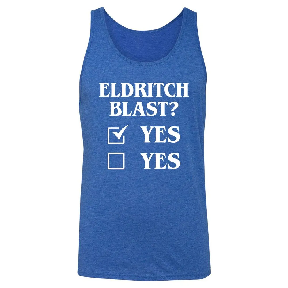 Eldritch Blast Yes Unisex Jersey Tank - True Royal Triblend - 12