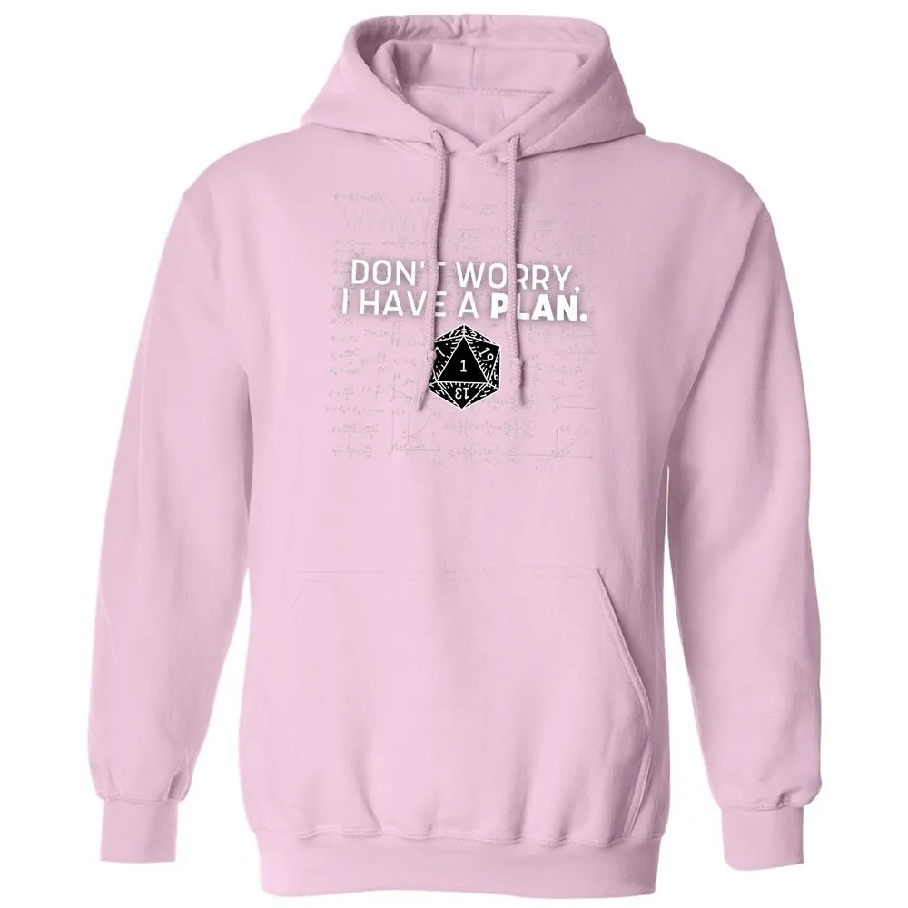 Don't Worry I Have A Plan Classic Unisex Hoodie - Light Pink - 3