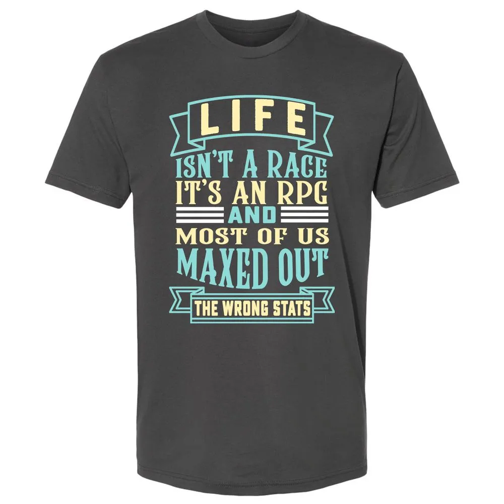 Life Is A RPG Premium Unisex T-Shirt - Heavy Metal - 8