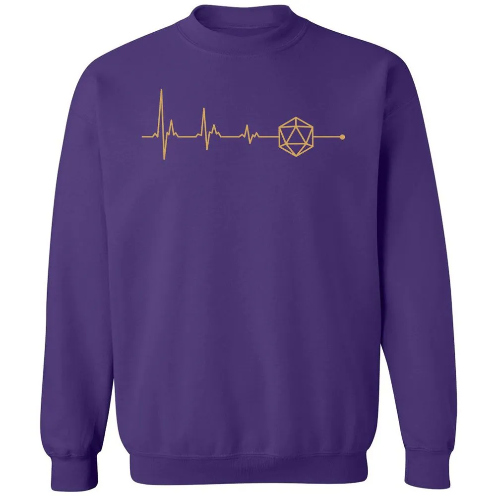 D20 Dice Is My Life Classic Unisex Sweatshirt - Purple - 6