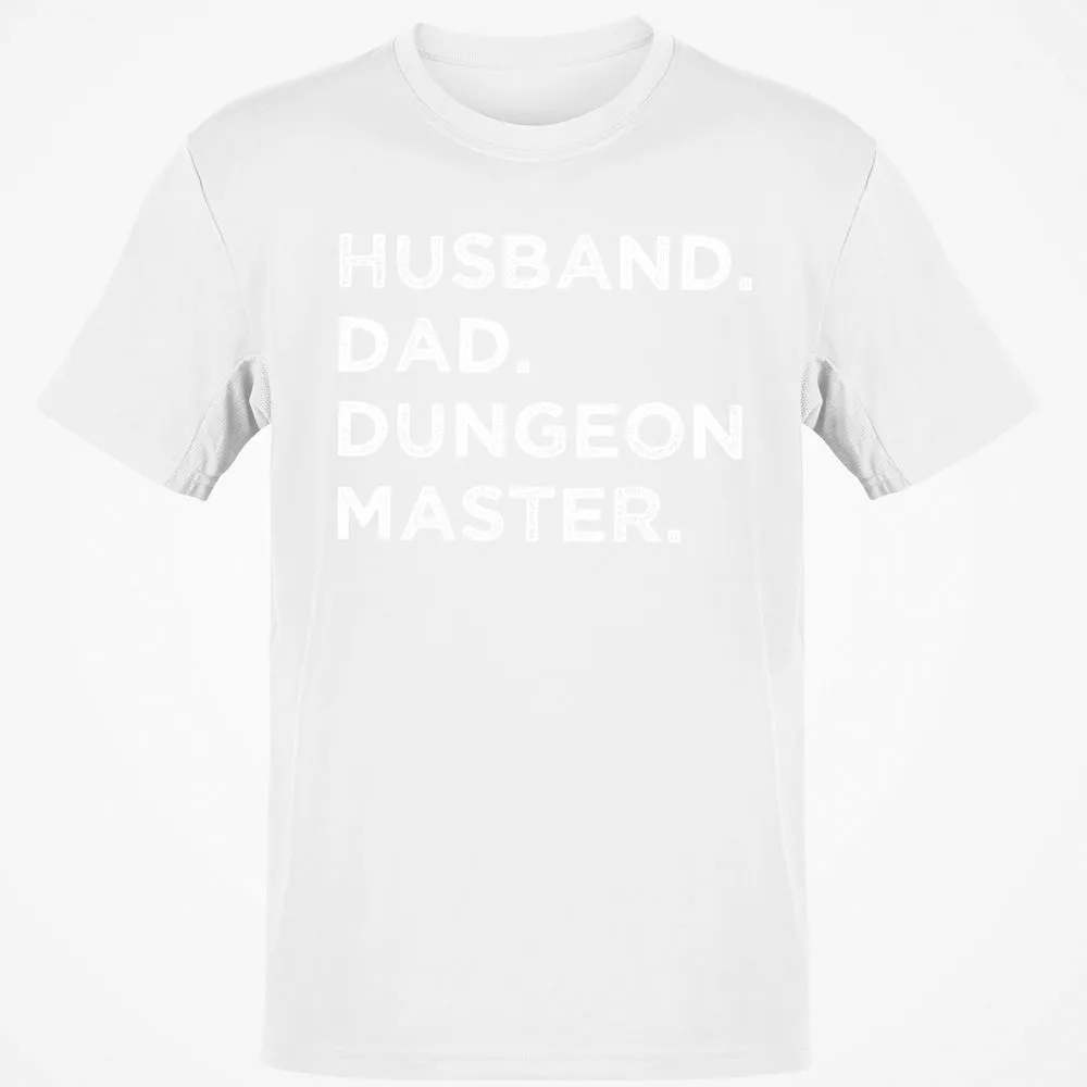 Husband Dad Dungeon Master Classic Unisex T-Shirt - White - 12