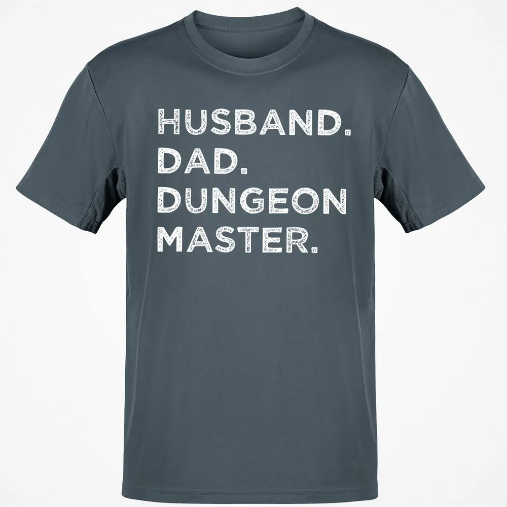 Husband Dad Dungeon Master Classic Unisex T-Shirt - Charcoal - 3