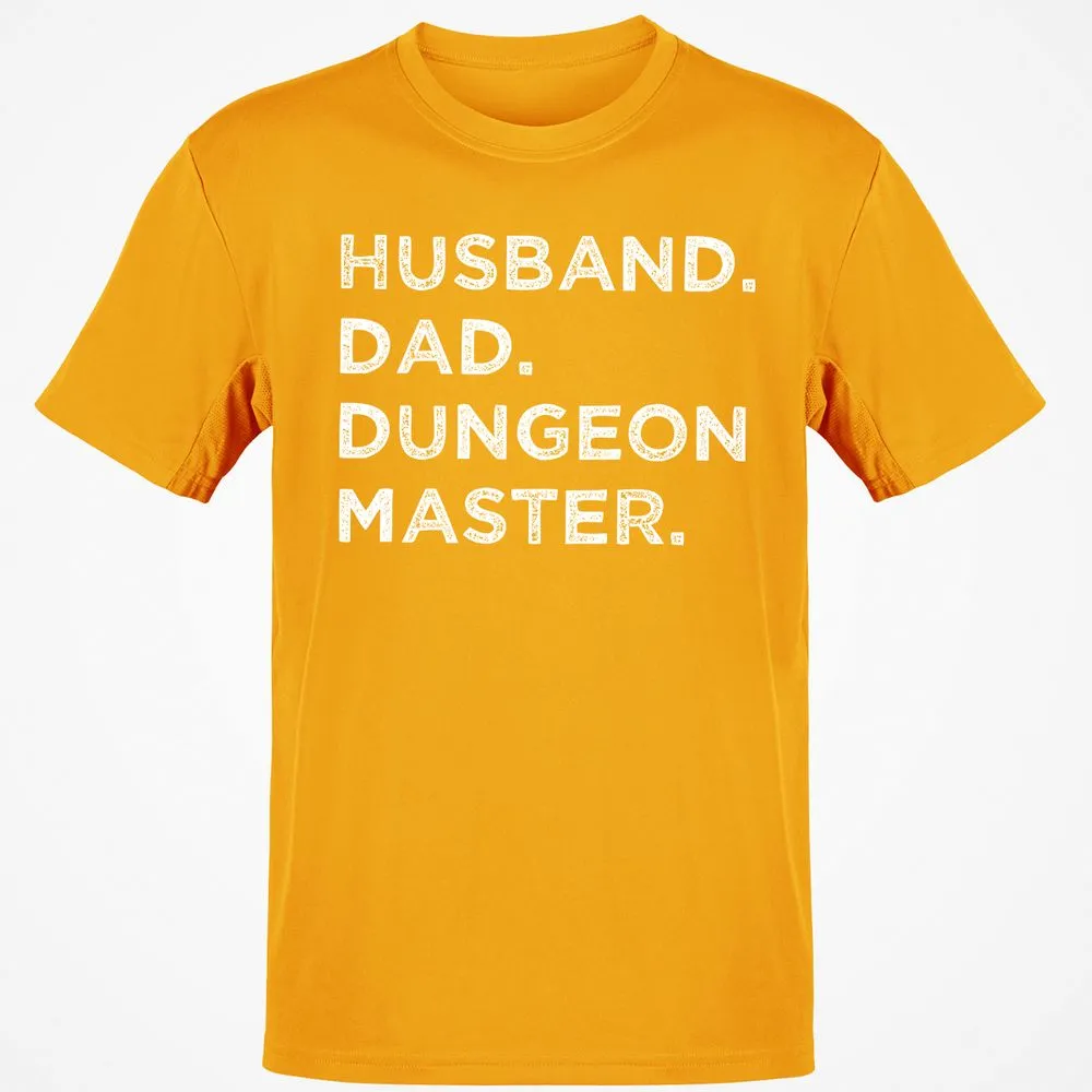 Husband Dad Dungeon Master Classic Unisex T-Shirt - Gold - 4