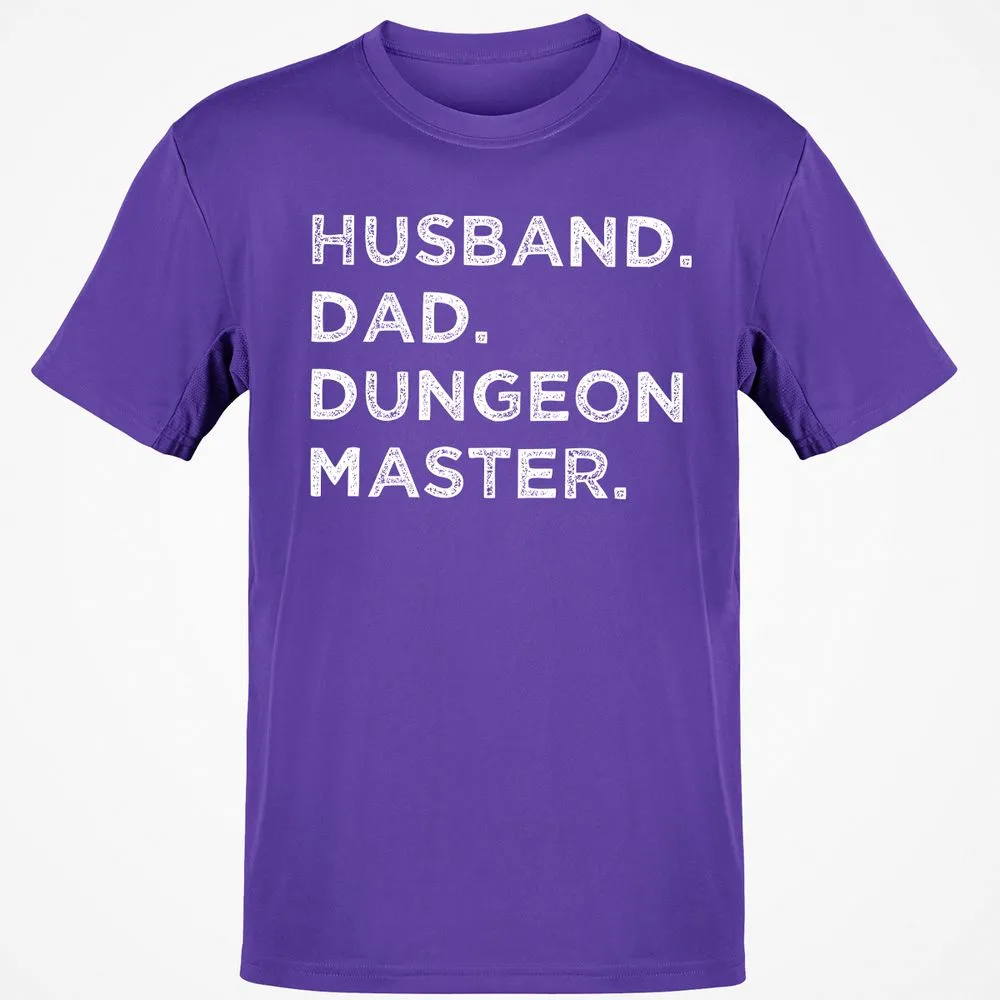 Husband Dad Dungeon Master Classic Unisex T-Shirt - Purple - 9