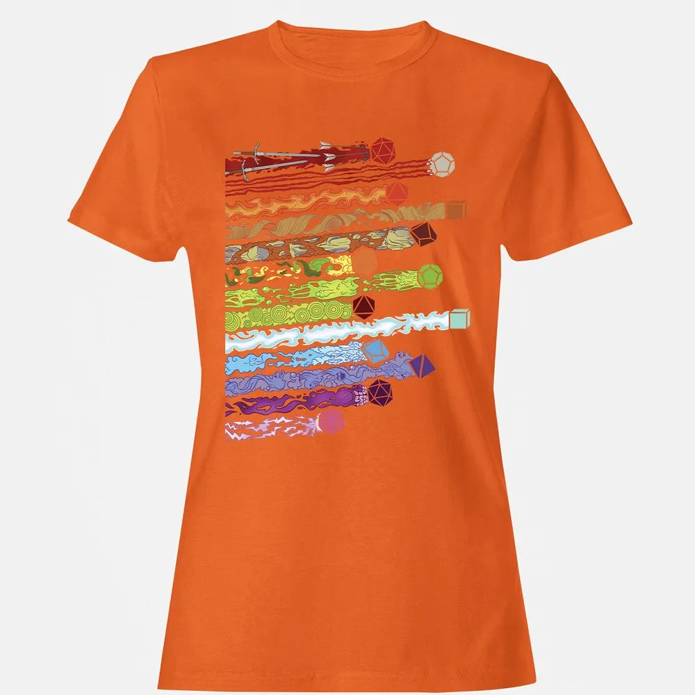 Damage Dices Women's T-Shirt - Orange - 11