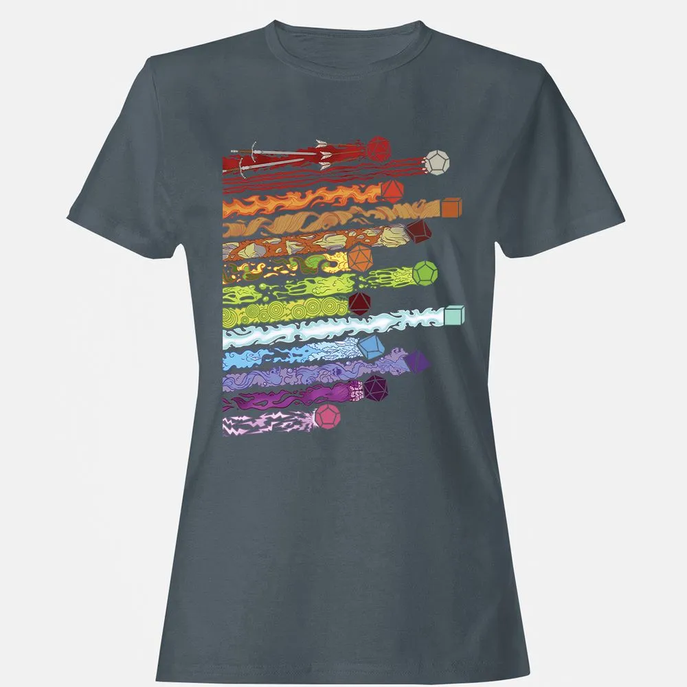 Damage Dices Women's T-Shirt - Charcoal - 3