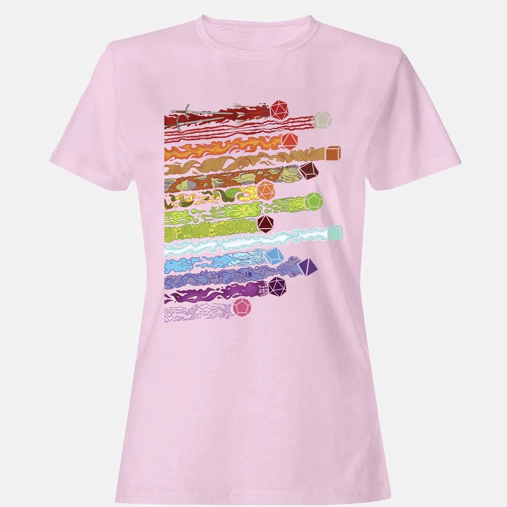 Damage Dices Women's T-Shirt - Light Pink - 9