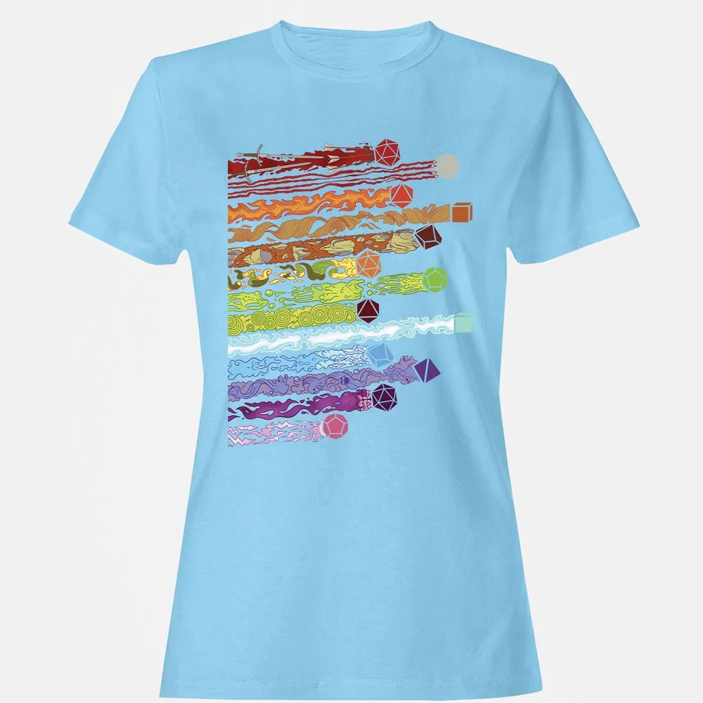Damage Dices Women's T-Shirt - Light Blue - 8