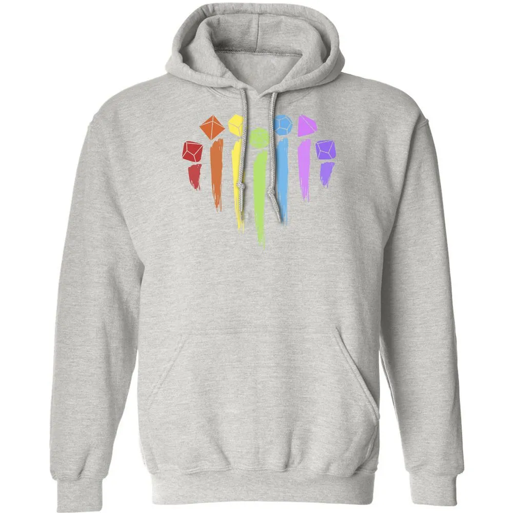 Dice Rainbow Heart Shape - Ash - 8