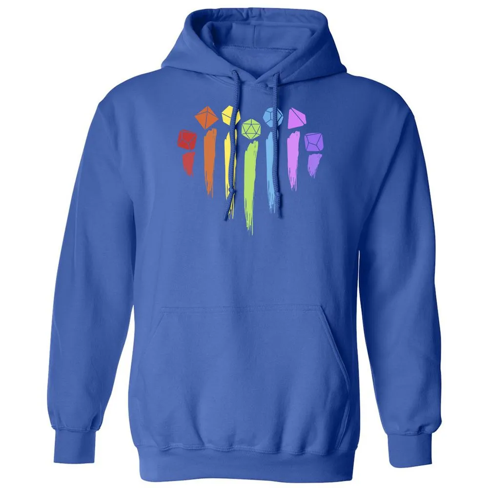 Dice Rainbow Heart Shape - Royal - 9