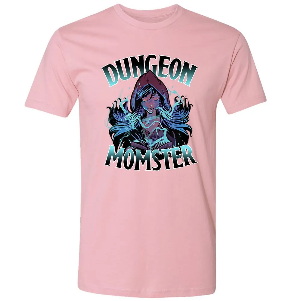 Dungeon Momster Premium Unisex T-Shirt - Light Pink - 3