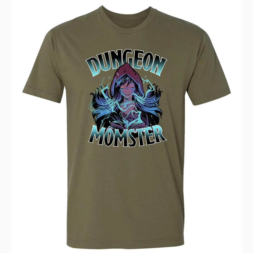 Dungeon Momster Premium Unisex T-Shirt - Military Green - 5