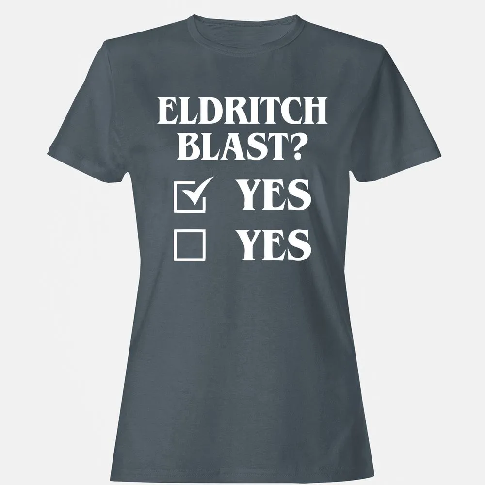 Eldritch Blast Yes Women's T-Shirt - Charcoal - 3