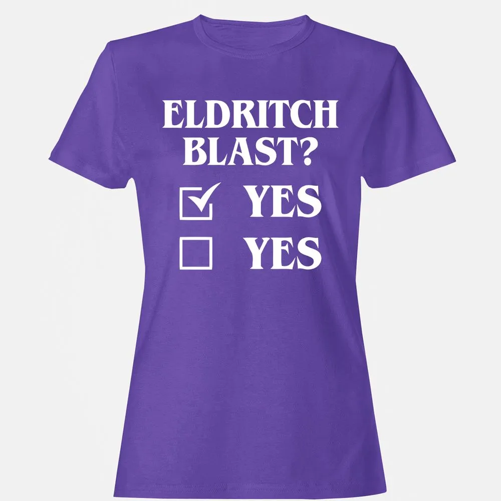 Eldritch Blast Yes Women's T-Shirt - Purple - 12