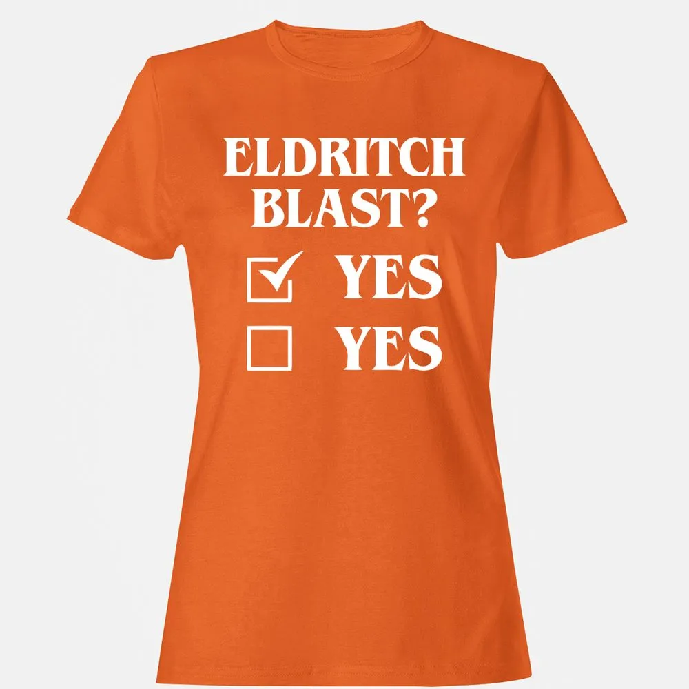 Eldritch Blast Yes Women's T-Shirt - Orange - 11
