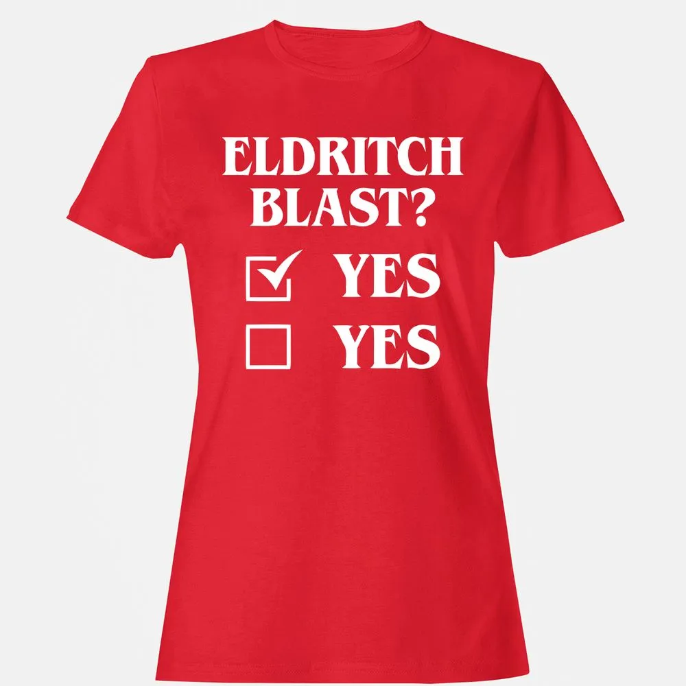 Eldritch Blast Yes Women's T-Shirt - Red - 13