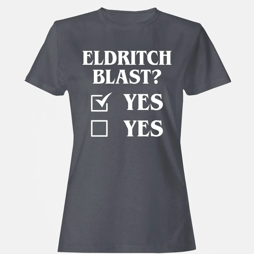 Eldritch Blast Yes Women's T-Shirt - Dark Heather - 5