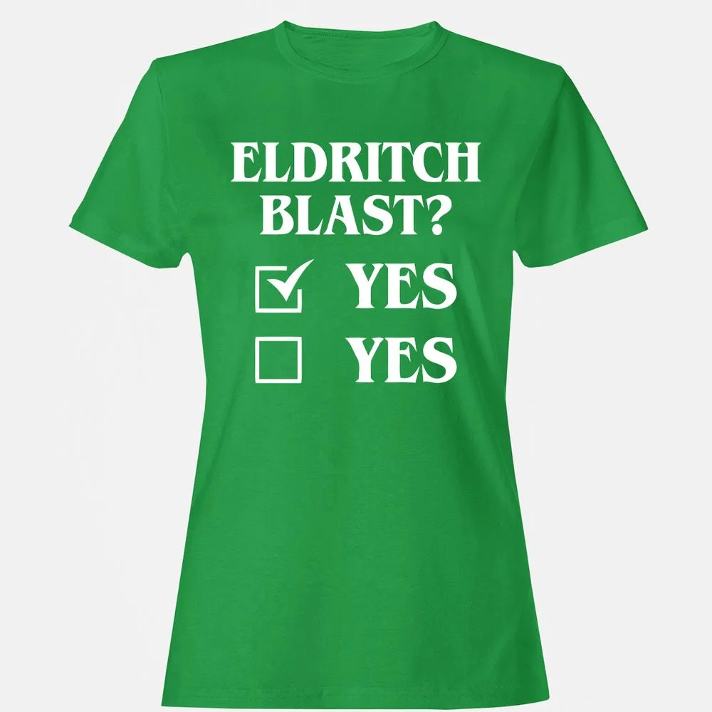 Eldritch Blast Yes Women's T-Shirt - Irish Green - 7
