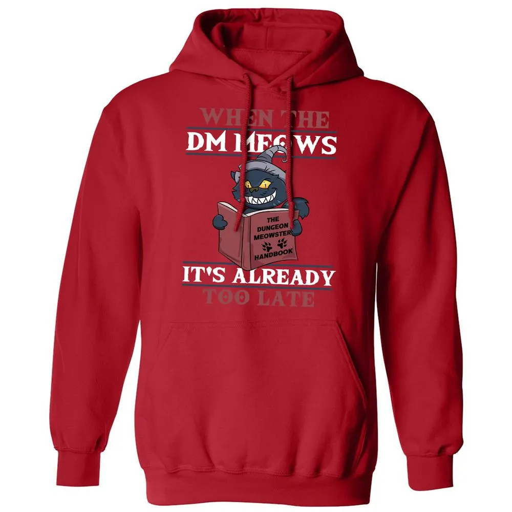 When The DM Meow Classic Unisex Hoodie - Red - 5