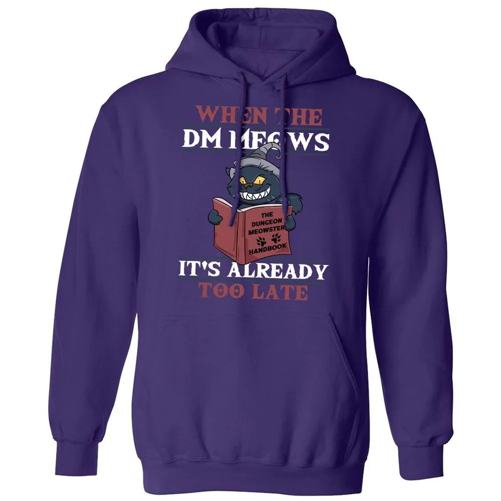 When The DM Meow Classic Unisex Hoodie - Purple - 6