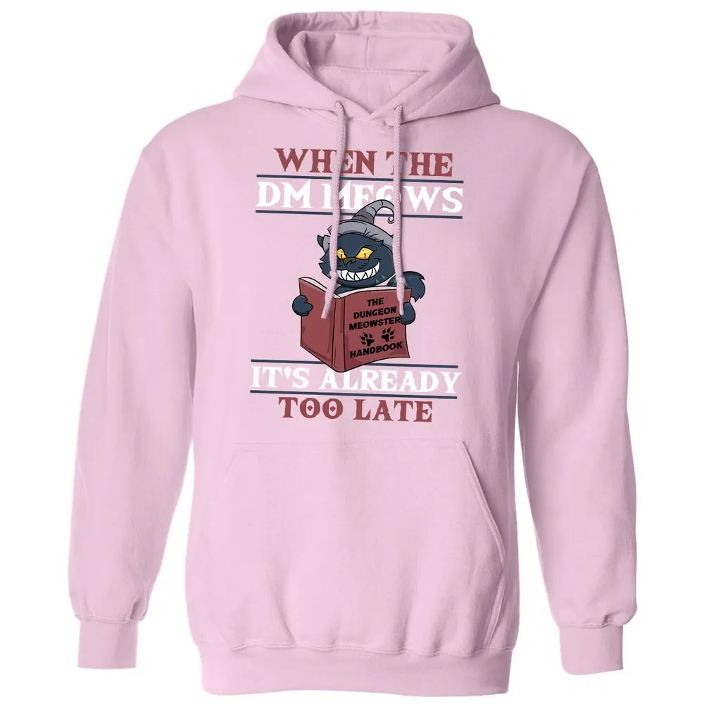 When The DM Meow Classic Unisex Hoodie - Light Pink - 3
