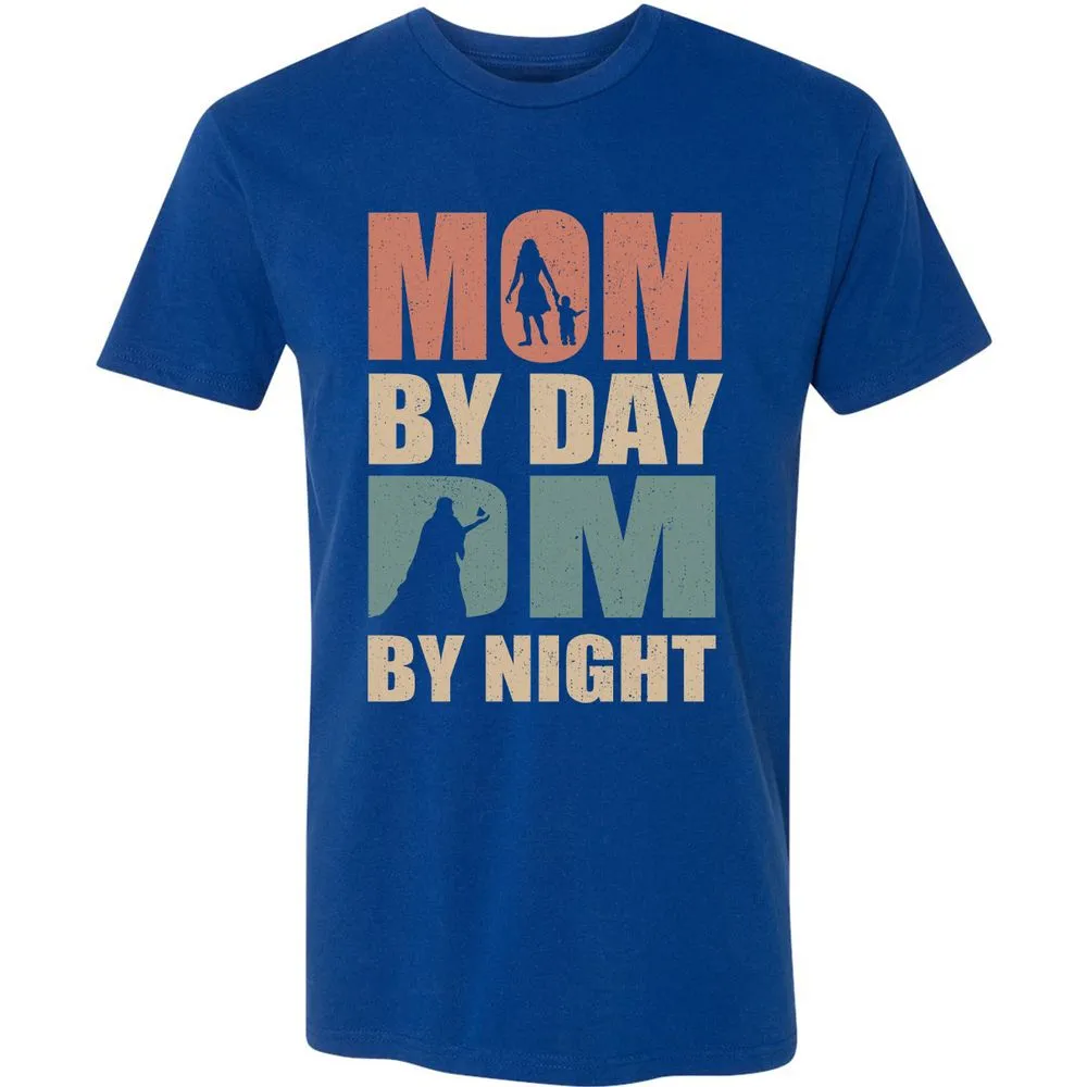 Mom By Day DM By Night Premium Unisex T-Shirt - Royal - 10